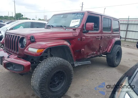 2021 Jeep Wrangler Unlimited High Altitude 4X4 from USA, damaged, VIN 1C4HJXENXMW604896